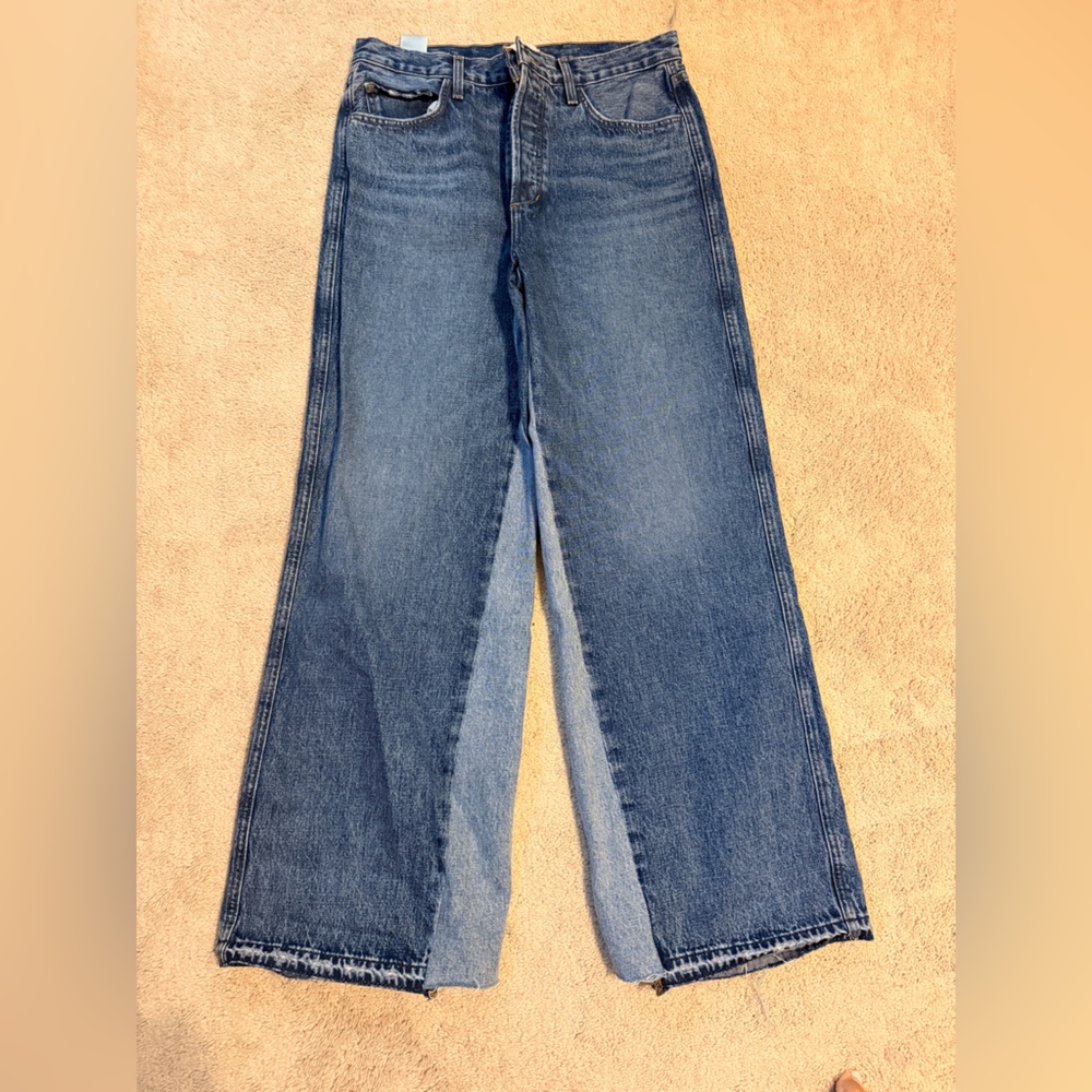 FAVORITE DAUGHTER - low rise wide leg denim jeans